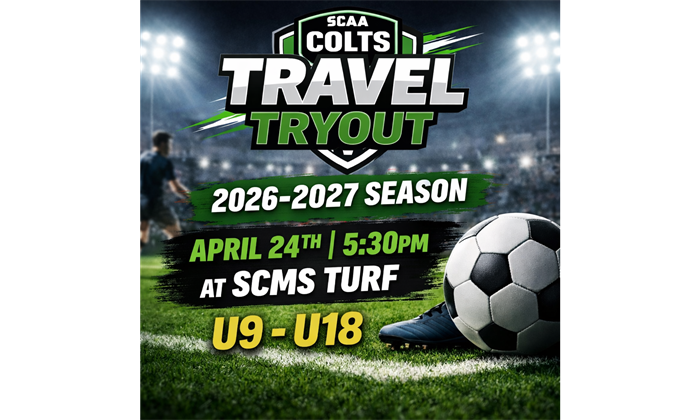 FREE TRAVEL TRYOUT FOR 2026/2027 SEASON!!! APRIL 24TH
