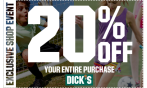 DSG Springfield 20% OFF 8/21-8/25