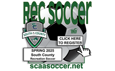 SPRING REC SOCCER STARTS 3/24!!!